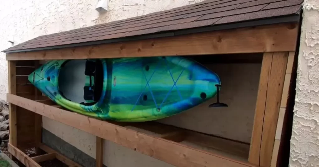 Kayak Storage Shed